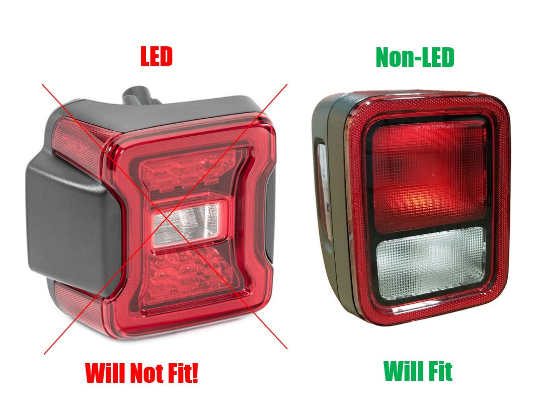Tail Light Covers for Jeep Gladiator(Standard Tail Light)