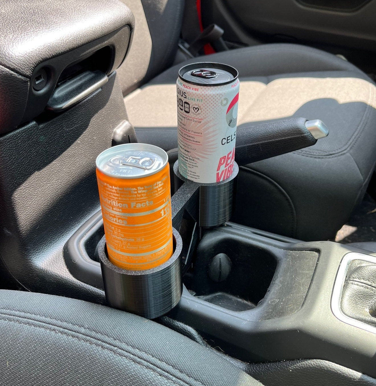 3rd Cup Holder-Skinny Double-for Jeep JL Wrangler and Gladiator (2018 to  Present)