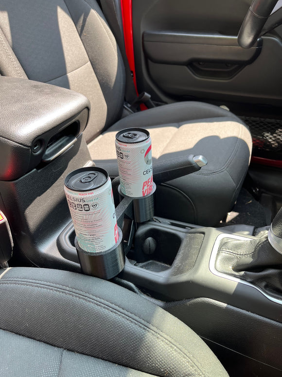 Jeep JL Wrangle Dual Skinny Can Holder