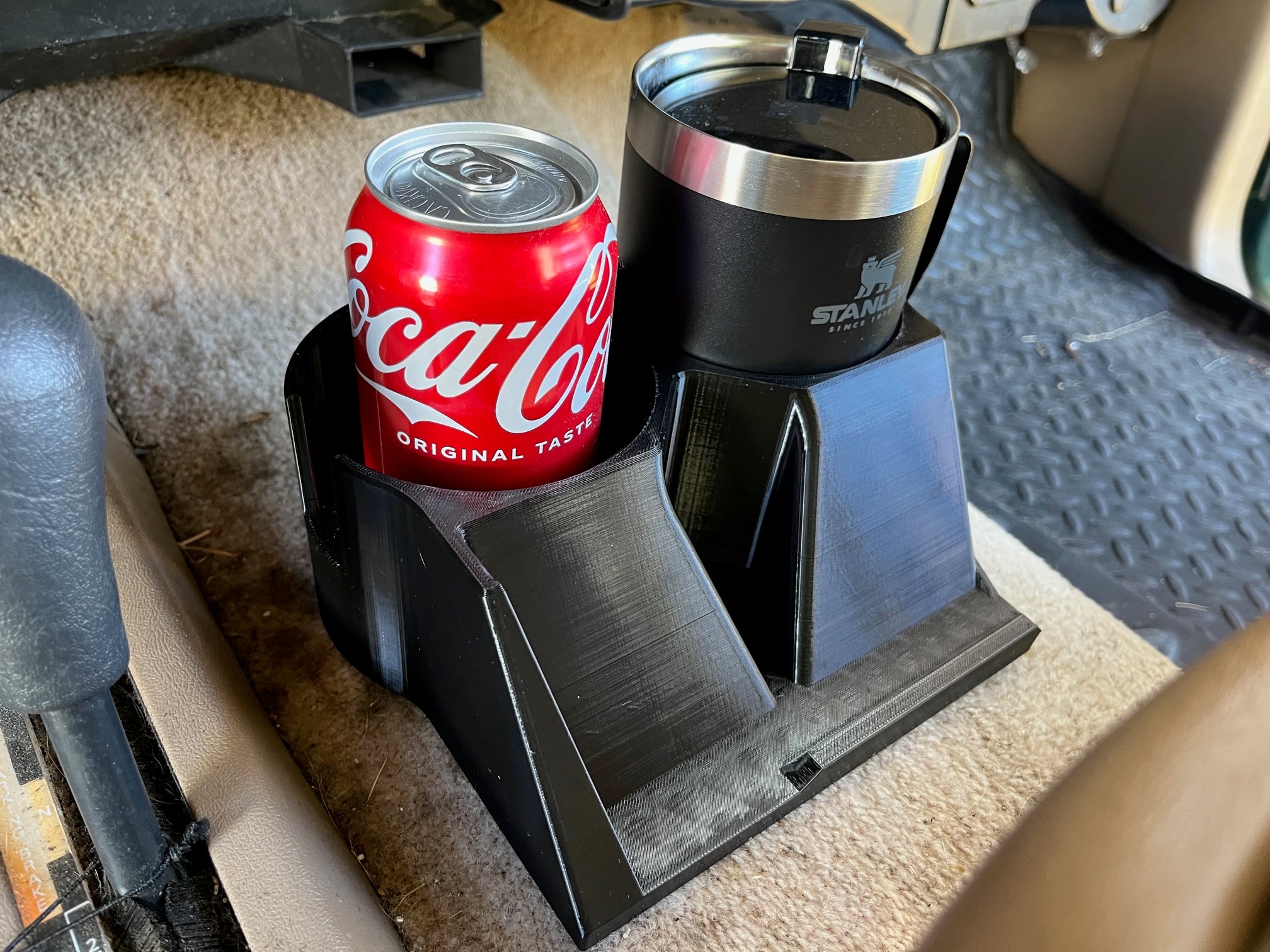 Truck and Car Phone and Cup Holder Console