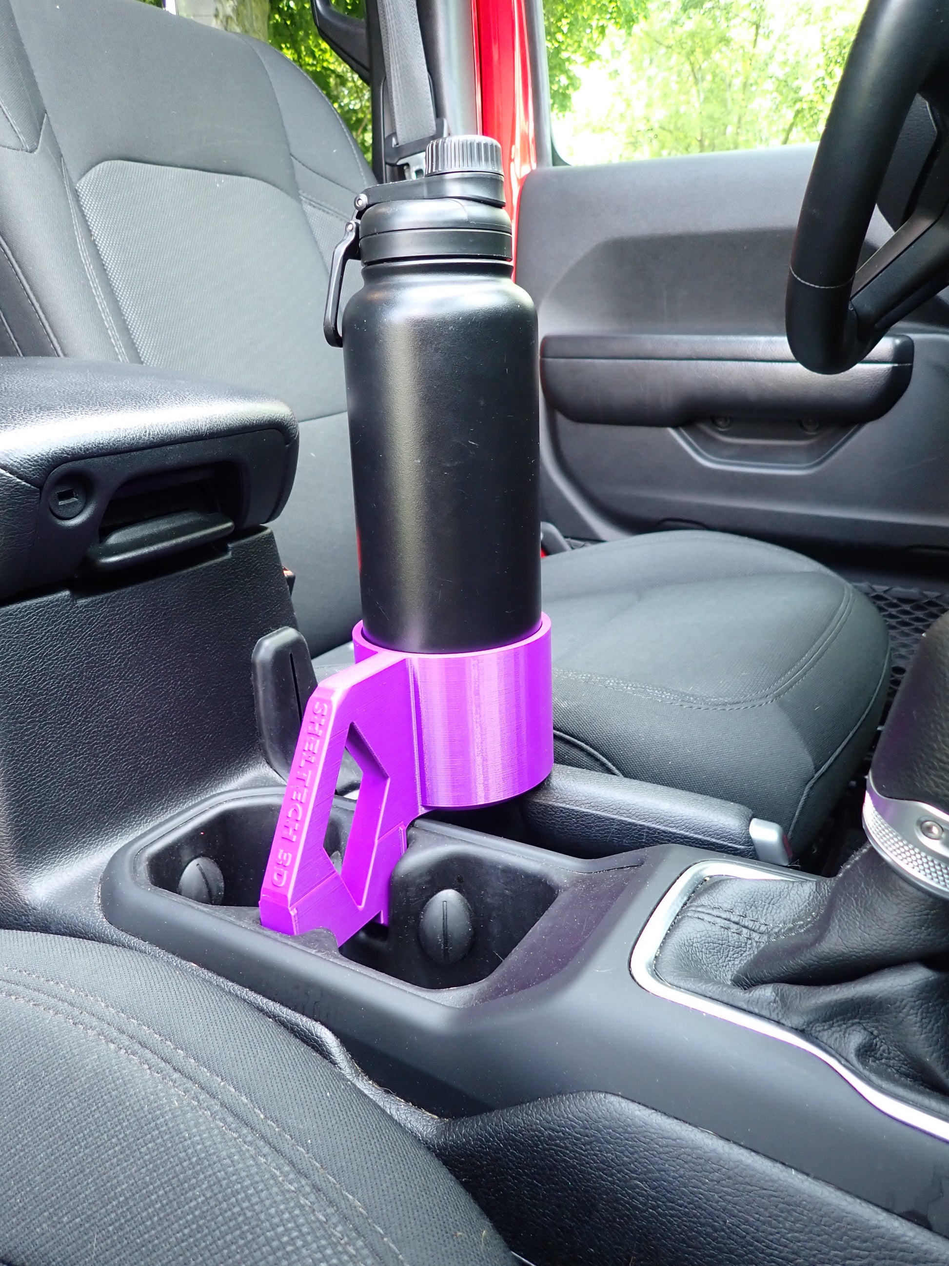 Jeep JL Wrangler Purple 3rd Cup Holder