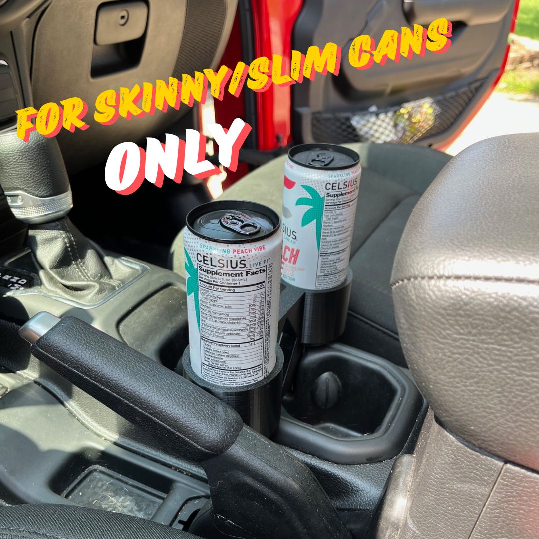 Jeep Gladiator Dual Skinny Can Holder