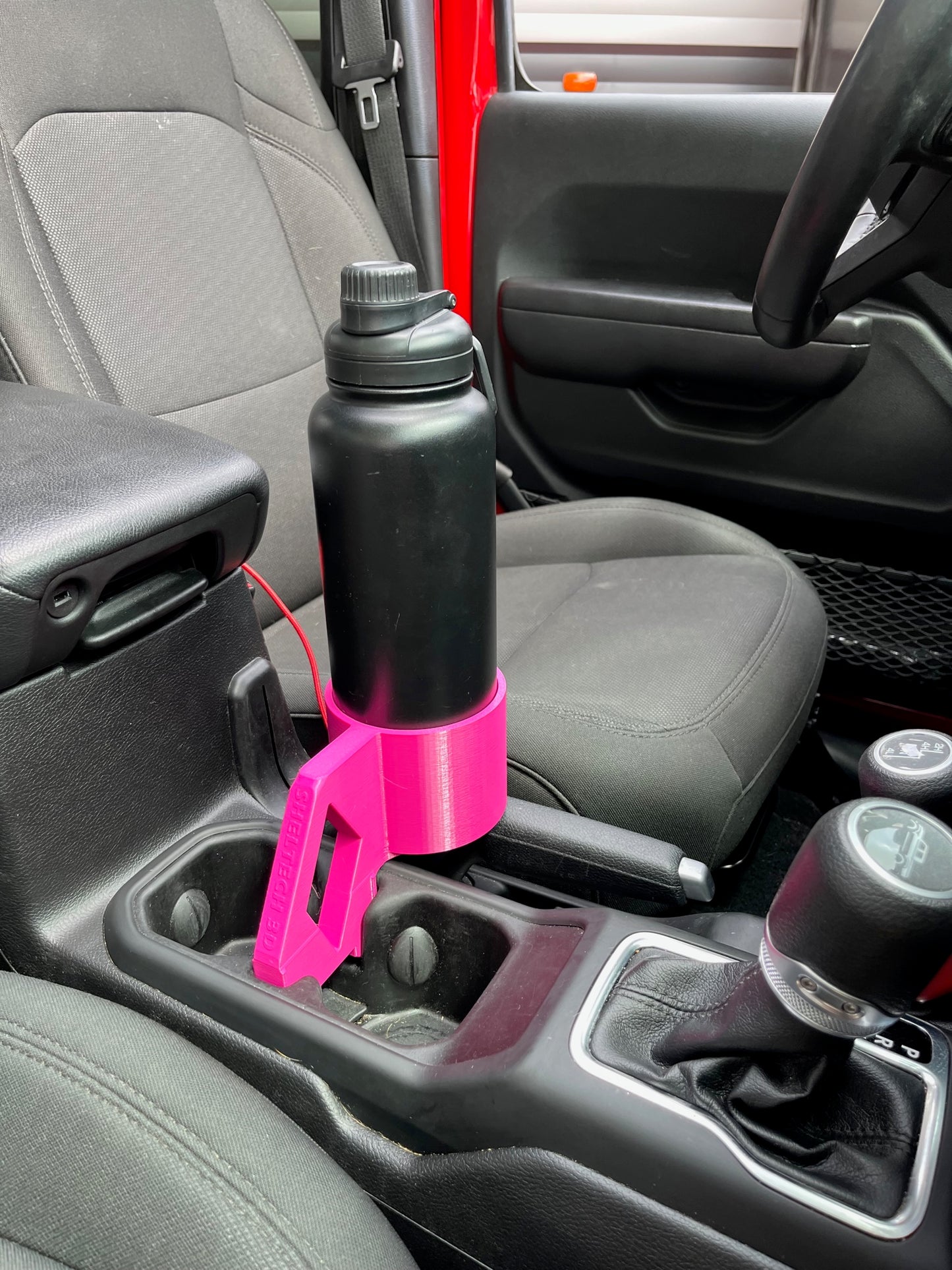 JL Wrangler Tuscadero Hot Pink Cup Holder
