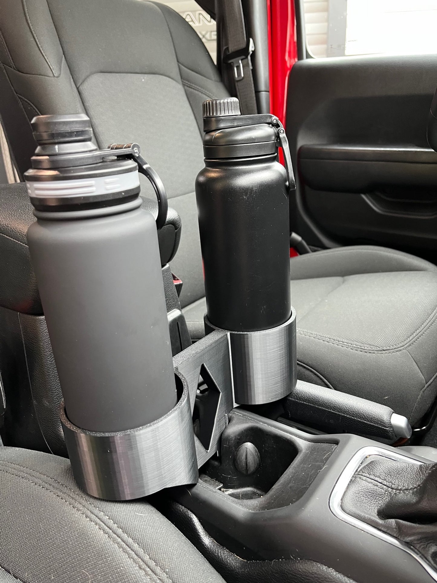 Double 3rd Cup Holder for Jeep JL Wrangler and Gladiator (2018 to Present)